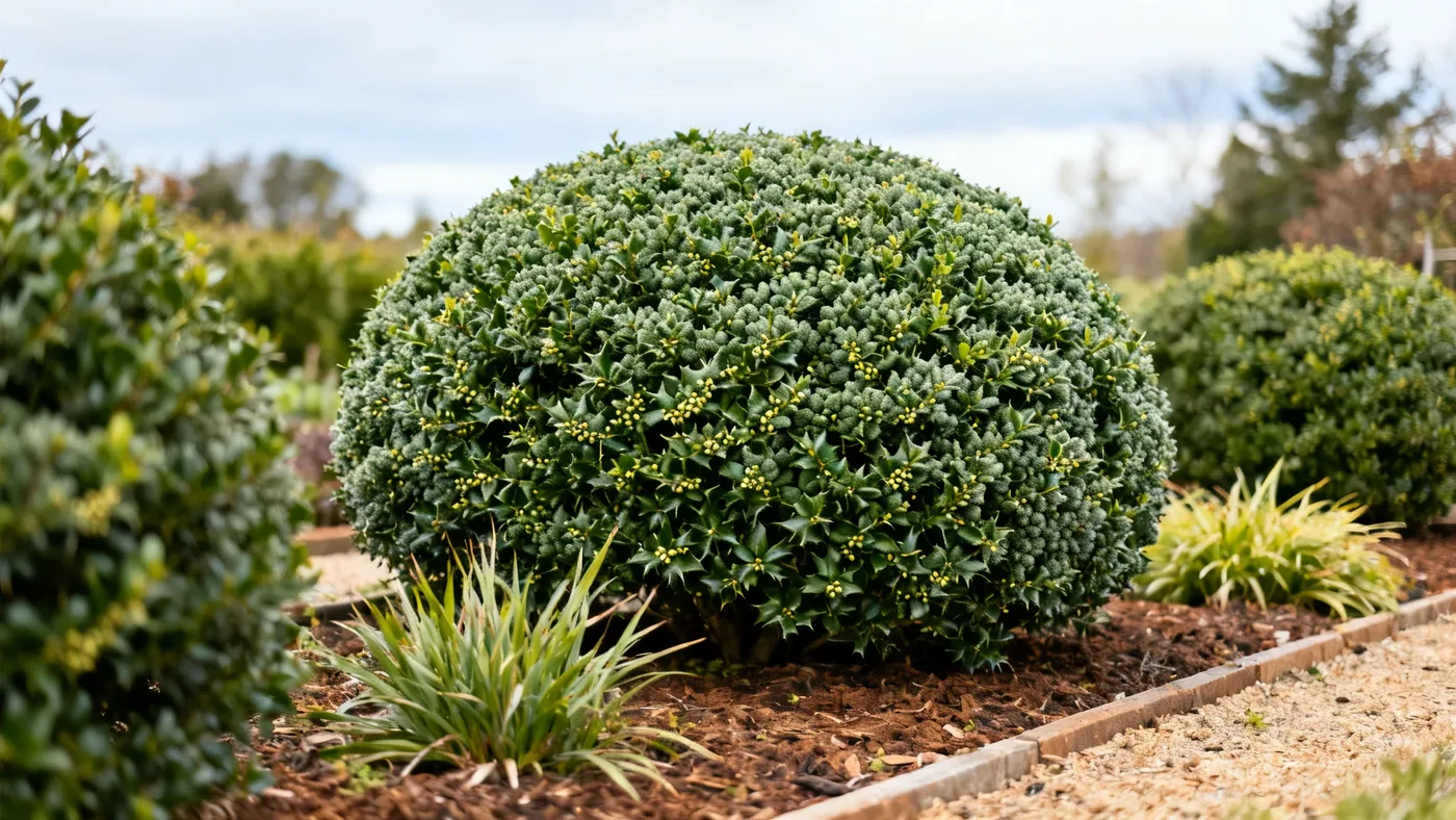 Soft Touch Japanese Holly Spacing for Hedges and Borders